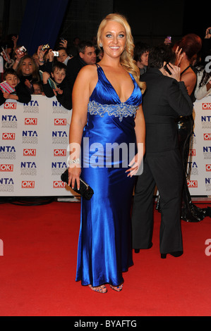 JOSIE GIBSON 2011 NATIONAL TELEVISION AWARDS O2 Arena di Londra Inghilterra 26 Gennaio 2011 Foto Stock