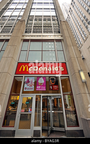 McDonald's, Chicago, Illinois, Stati Uniti d'America, STATI UNITI D'AMERICA Foto Stock