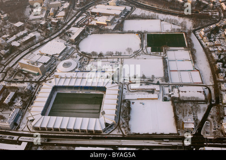 Vista aerea, VfL-Stadion e chiusi i campi sportivi, Bochum, Ruhrgebiet regione Renania settentrionale-Vestfalia, Germania, Europa Foto Stock