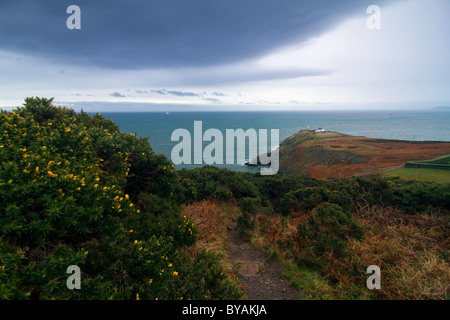 Vista da Howth, Dublino, Irlanda. Foto Stock