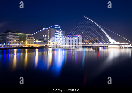 Samuel Beckett Bridge, Dublino, Irlanda. Foto Stock