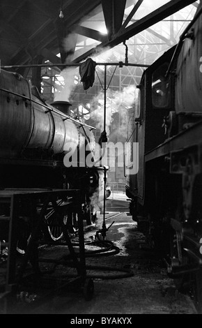 Steam locomotives Wolverhampton 1967 Gran Bretagna 1960 IMMAGINE DI DAVID BAGNALL Foto Stock