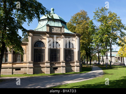 Kurgarten, spa garden, Bad Kissingen, bassa Franconia, Baviera, Germania, Europa Foto Stock