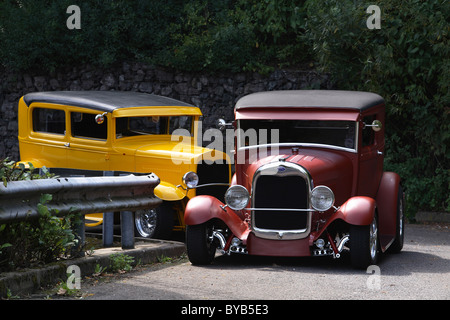 Ford Modello di una berlina e il modello di una consegna Foto Stock