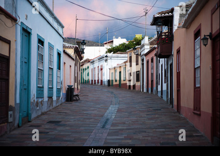 Le piccole strade di Los Llanos de Aridane, La Palma Isole Canarie Spagna Foto Stock