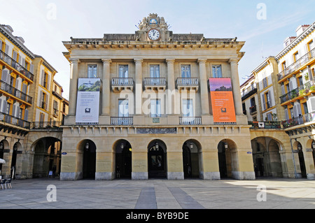 Plaza de la Constitucion, San Sebastian, Pais Vasco, Paesi Baschi, Spagna, Europa Foto Stock