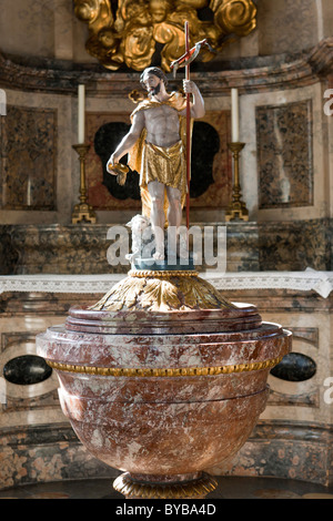 Basilica di San Lorenzo, un ex Abbazia dei Benedettini chiesa del principe abate di Kempten, oggi la Chiesa Parrocchiale di San Lorenzo Foto Stock