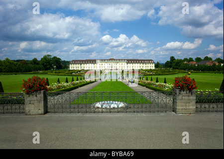 Schloss Ludwigsburg Palace, Sud giardino, Nuovo Corps de Logis, Ludwigsburg, Baden-Württemberg, Germania, Europa Foto Stock