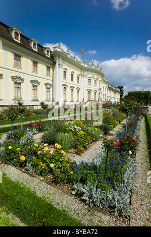 Schloss Ludwigsburg Palace, Sud giardino, Nuovo Corps de Logis, Ludwigsburg, Baden-Württemberg, Germania, Europa Foto Stock