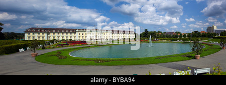 Schloss Ludwigsburg Palace, Sud giardino, Nuovo Corps de Logis, Ludwigsburg, Baden-Württemberg, Germania, Europa Foto Stock