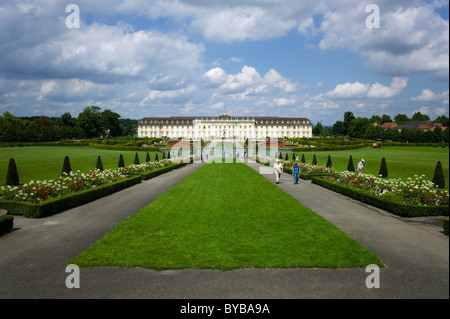 Schloss Ludwigsburg Palace, Sud giardino, Nuovo Corps de Logis, Ludwigsburg, Baden-Württemberg, Germania, Europa Foto Stock