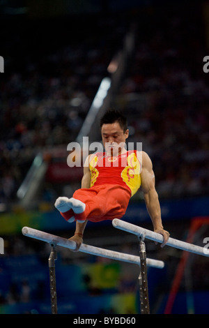 Yang Wei a uomini della scuderia della concorrenza a 2008 Olimpiadi estive a Pechino, Cina Foto Stock