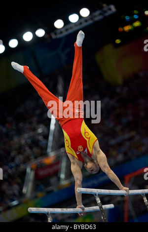 Yang Wei a uomini della scuderia della concorrenza a 2008 Olimpiadi estive a Pechino, Cina Foto Stock