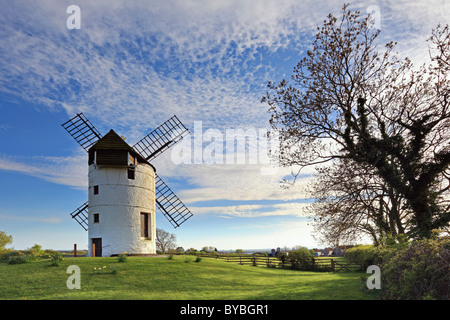 Ashton Windmill vicina Cappella Allerton in Somerset Foto Stock