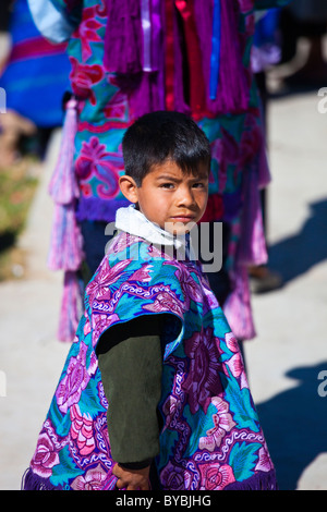 San Sebastian festival, Zinacantán, Chiapas, Messico, 10 km al di fuori di San Cristobal de las Casas Foto Stock