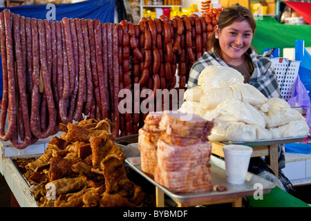 Mercado Municipal, San Cristobal de las Casas, Chiapas, Messico Foto Stock