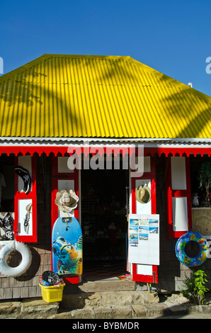 Redcliffe Quay area dello shopping, St Johns Antigua Foto Stock