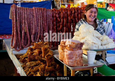 Mercado Municipal, San Cristobal de las Casas, Chiapas, Messico Foto Stock