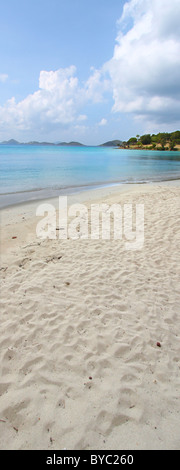 Luna di miele sulla spiaggia di St John - Isole Vergini Americane Foto Stock