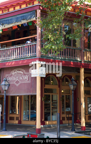 Old Sacramento State Historic Park, CA Foto Stock