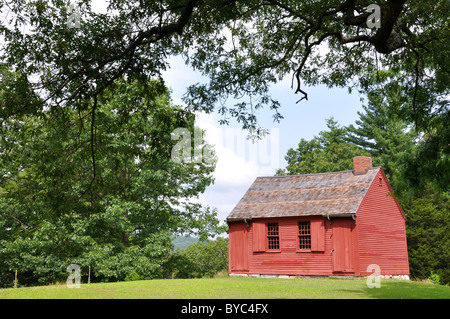 Il Nathan Hale Schoolhouse in East Haddam è una scuola di camera, costruito nel 1750 - Connecticut, Stati Uniti d'America Foto Stock