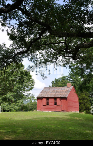 Il Nathan Hale Schoolhouse in East Haddam è una scuola di camera, costruito nel 1750 - Connecticut, Stati Uniti d'America Foto Stock