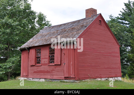 Il Nathan Hale Schoolhouse in East Haddam è una scuola di camera, costruito nel 1750 - Connecticut, Stati Uniti d'America Foto Stock
