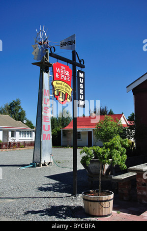 Fairlie Heritage Museum, Fairlie, Distretto di Mackenzie, Canterbury, Isola del Sud, Nuova Zelanda Foto Stock