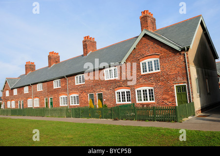 Creswell Model Village Derbyshire in Inghilterra. Foto Stock