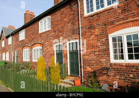 Creswell Model Village Derbyshire in Inghilterra. Foto Stock