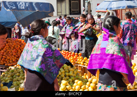 San Sebastian festival, Zinacantán, Chiapas, Messico, 10 km al di fuori di San Cristobal de las Casas Foto Stock