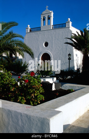 Chiesa di Uga, Lanzarote, Isole Canarie, Spagna Foto Stock