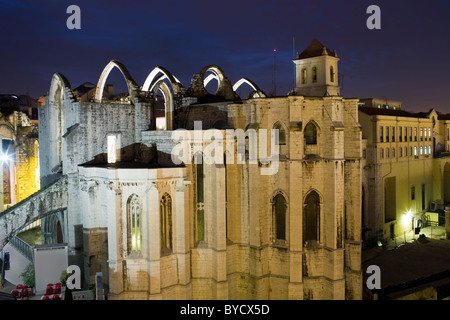 Convento do Carmo aka Carmo Convento, Lisbona, Portogallo Foto Stock