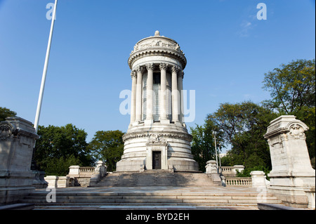 Il Monumento commemorativo Dei Soldati e Dei Marinai sull'Upper West Side, New York City, USA Foto Stock