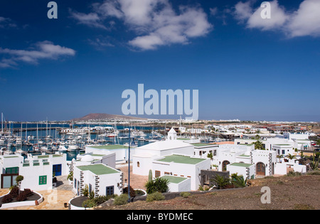Marina, Marina Rubicon, Playa Blanca, Lanzarote, Isole Canarie, Spagna, Europa Foto Stock