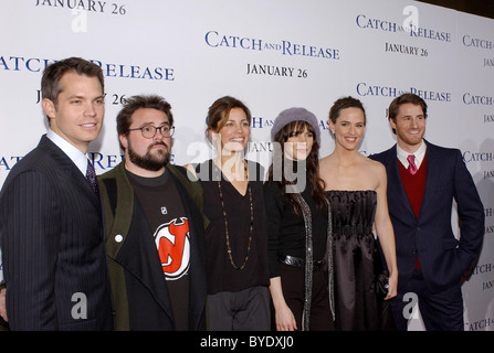 Kevin Smith, Susan Grant, Juliette Lewis, Jennifer Garner e Sam Jaeger 'Cattura e rilascio' premiere mondiale tenutosi presso il Foto Stock