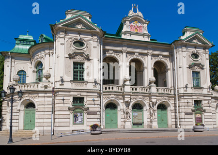 Latvijas Nacionalais teatris, Lettonia, Settentrionale Europeo Teatro Nazionale, Kronvalda Bulvaris, Kronvald Boulevard, Riga, Lettonia Foto Stock