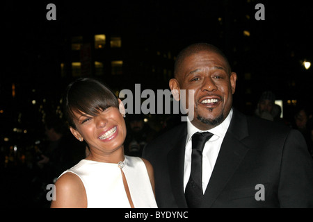 Keisha Whitaker e Forest Whitaker 2006 National Board of Review of Motion Pictures Awards Gala presentato da Bvlgari New York Foto Stock