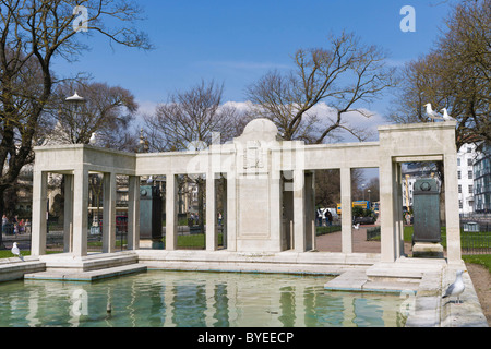 Brighton War Memorial, Old Steine, Brighton East Sussex, England, Regno Unito, Europa Foto Stock