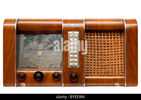 Vecchio Bang & Olufsen radio Foto Stock