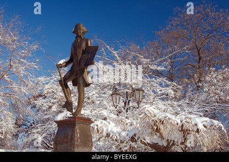 Monumento Iosif (Osip) Mikhailovich Deribas (José Pascual Domingo de Ribas y Boyons), Odessa, Ucraina, Europa Foto Stock