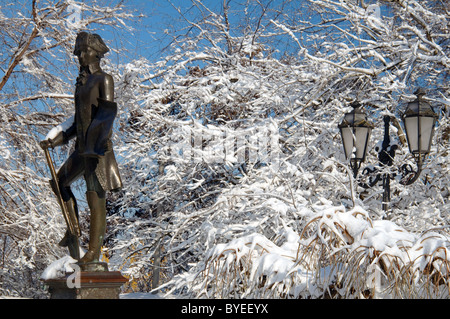 Monumento Iosif (Osip) Mikhailovich Deribas (José Pascual Domingo de Ribas y Boyons), Odessa, Ucraina, Europa Foto Stock