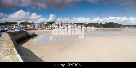 Immagine panoramica di Saundersfoot nel Galles del Sud. Foto Stock