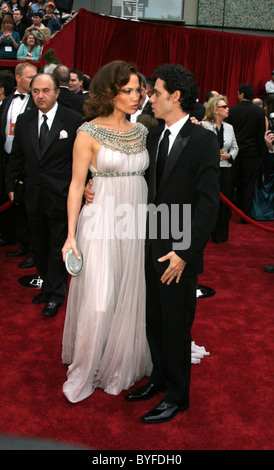 Jennifer Lopez e Marc Anthony la 79th annuale di Academy Awards (Oscar) - Arrivi Kodak Theatre Hollywood, California- Foto Stock