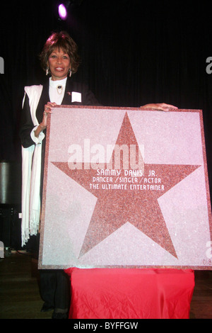 Altovese Davis il Las Vegas a piedi di stelle dà Sammy Davis Jr. la sua stella al Riviera Hotel e Casino Las Vegas, Nevada - Foto Stock