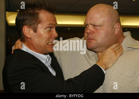 Eric 'Butterbean' Esch conferenza stampa per gabbia Rage, che farà ritorno a Wembley Arena su 10.02.07 Londra Inghilterra - Foto Stock