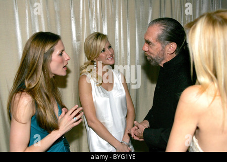 Emily Robison e Martie Maguire, Giovanni Paolo Dejoria di Paul Mitchel e sua moglie Texas Film Hall Of Fame Premi Austin, Texas Foto Stock