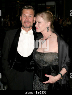 Patrick Swayze e la moglie Lisa Neimi 9 Costume annuale Designer's Guild Awards Gala Regent Beverly Wilshire Hotel Beverly Hills, Foto Stock