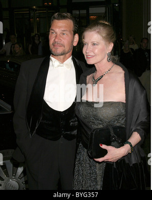 Patrick Swayze e la moglie Lisa Neimi 9 Costume annuale Designer's Guild Awards Gala Regent Beverly Wilshire Hotel Beverly Hills, Foto Stock