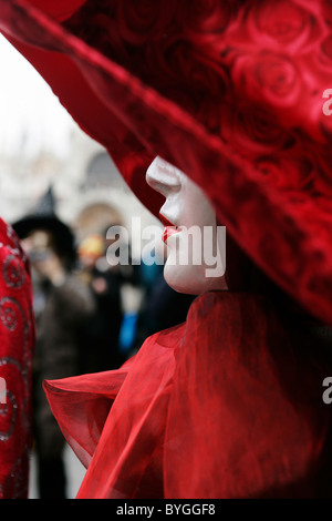 Dissimulare al Carnevale di Venezia Foto Stock